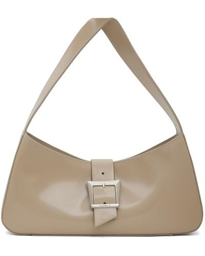 Filippa K Taupe 'The 93 Buckle' Bag - Natural