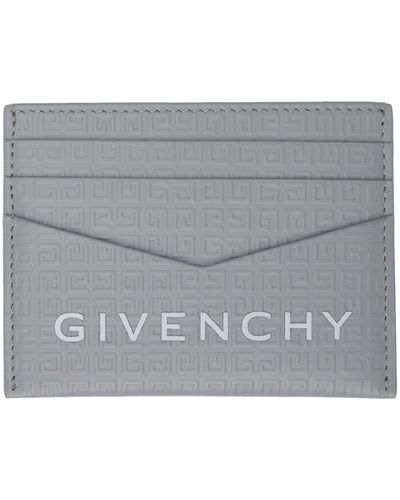 Givenchy Grey 4g Micro Card Holder