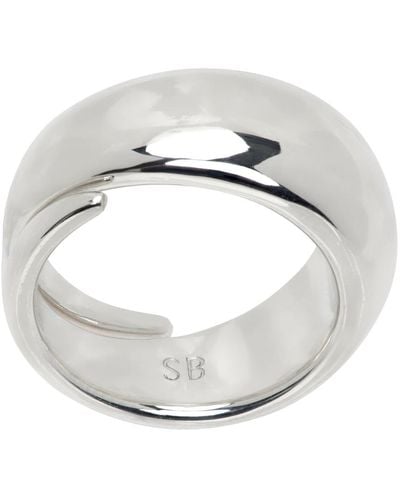 Sophie Buhai Large Winding Ring - Metallic