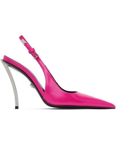 Chaussures à talons Rose Versace pour femme | Lyst
