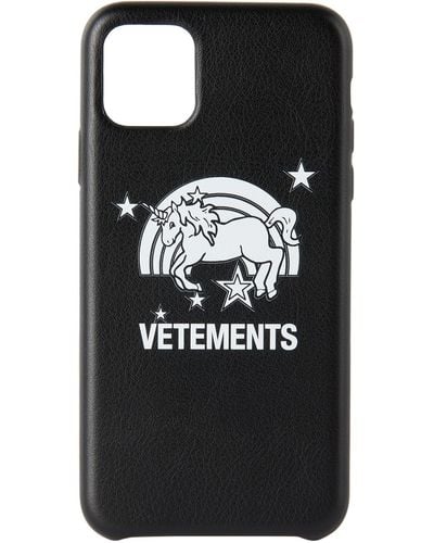 Vetements Black Unicorn Iphone 11 Pro Max Case