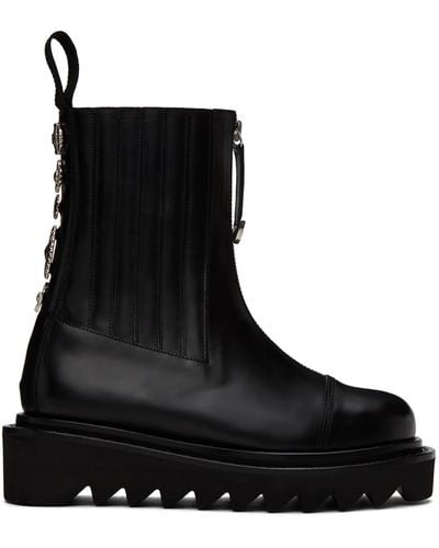 Toga Zip Boots - Black