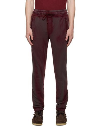 Cotton Citizen Bronx Zip Lounge Trousers - Red