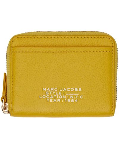 Marc Jacobs Yellow Zip Around Wallet