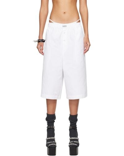 Abra Boxer Shorts - White