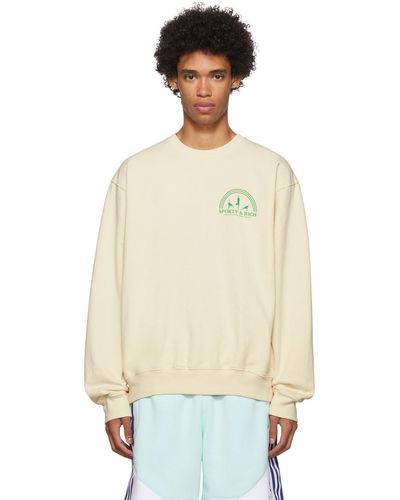 Sporty & Rich Off-white Fitness Group Sweatshirt - Multicolour