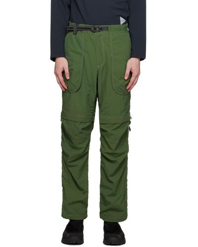 and wander Green Two-way Trousers