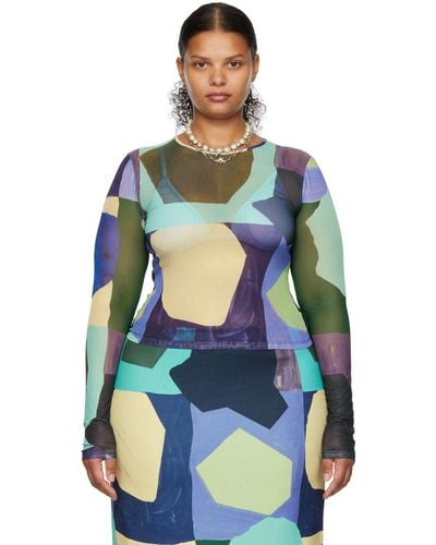 Miaou Paloma Elsesser Edition Graphic Long Sleeve T-shirt - Multicolour