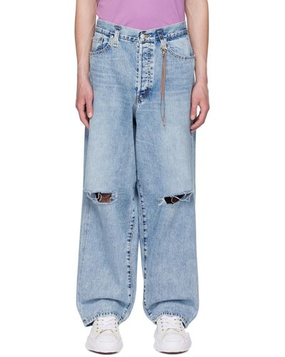 MASTERMIND WORLD Water-repellent Jeans - Blue