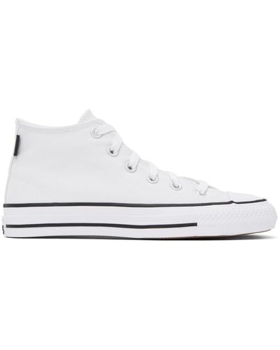 Converse White Chuck Taylor All Star Pro Seasonal Sneakers - Black