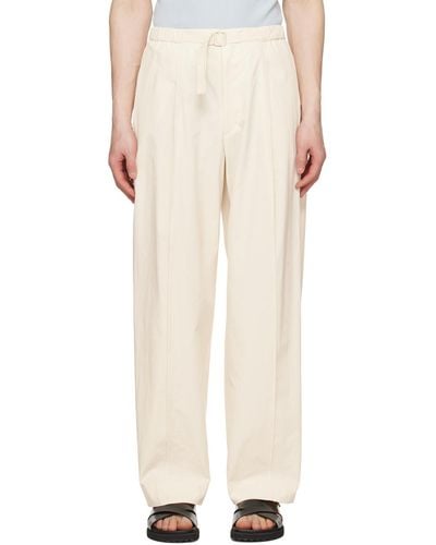 Amomento Off- Pleated Pants - Natural
