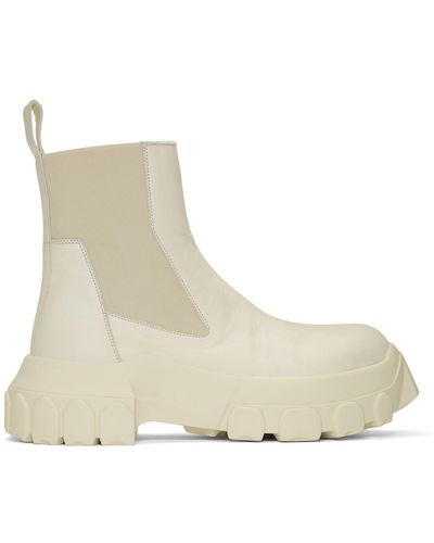 Rick Owens Off-white Bozo Tractor Beetle Boots - Multicolor