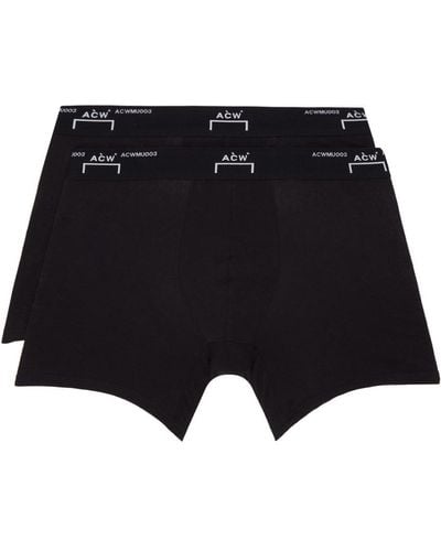 A_COLD_WALL* * Two-pack Boxers - Black