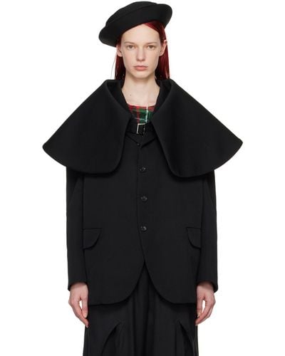 Comme des Garçons Collar Blazer - Black