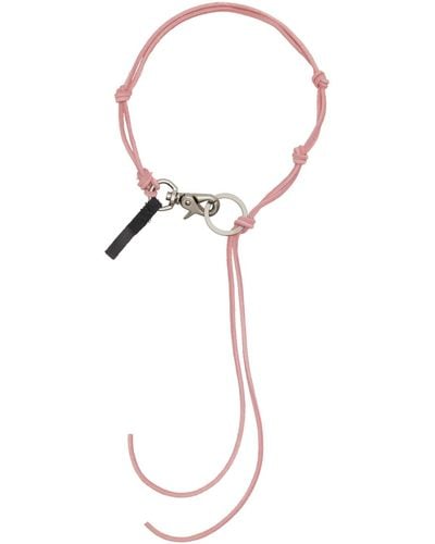 Our Legacy Pink Ladon Necklace - Black