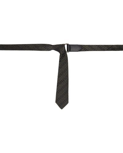 Dries Van Noten Tie Belt - Black