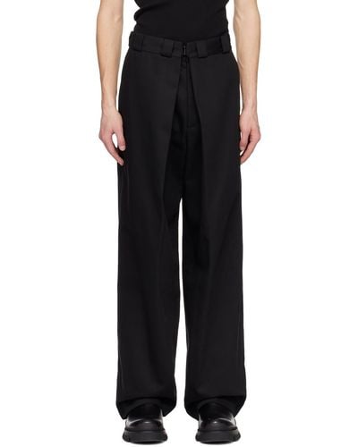 Givenchy Extra Wide Trousers - Black