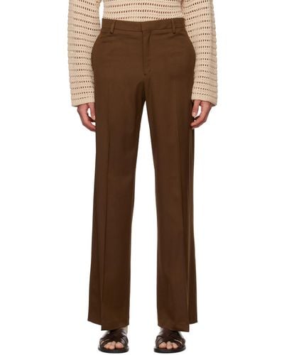 Cmmn Swdn Otto Trousers - Brown