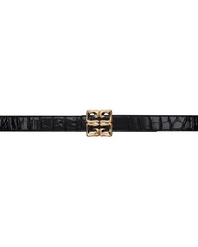 Givenchy 4G Reversible Belt - Black