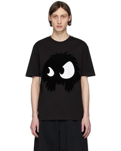 McQ Big Monster Dropped Shoulder T-shirt - Black