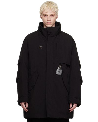 WOOYOUNGMI Funnel Neck Down Coat - Black