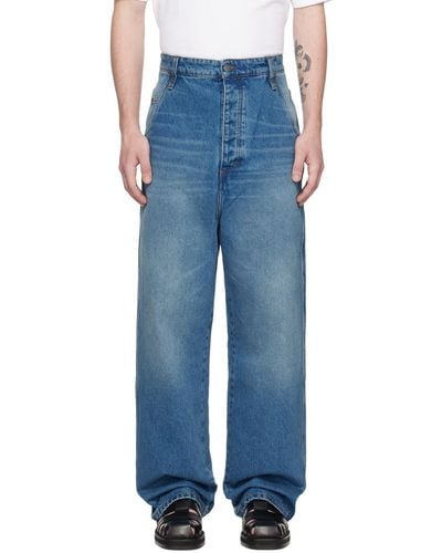 Ami Paris Blue Alex Fit Jeans