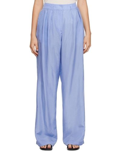 Frankie Shop Blue Tansy Trousers
