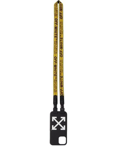 Off-White c/o Virgil Abloh Black & Yellow Necklace Iphone 12/12 Pro Case - White