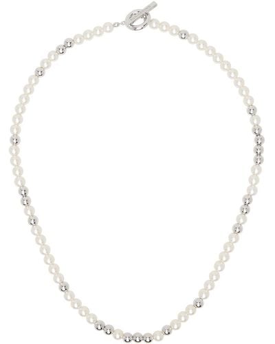 NUMBERING #9705 Necklace - White
