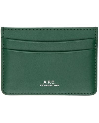 A.P.C. ーン André カードケース - グリーン