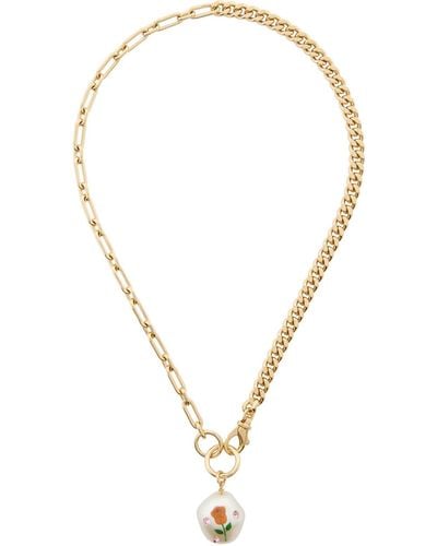 Safsafu Ssense Exclusive Jelly Beans Necklace - Metallic