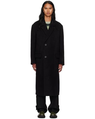 WOOYOUNGMI Black Belted Coat