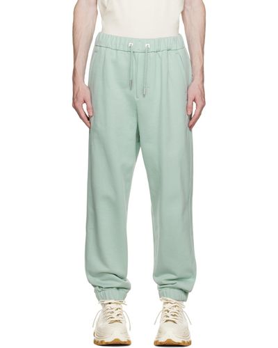 WOOYOUNGMI Pantalon de survêtement vert à quatre poches