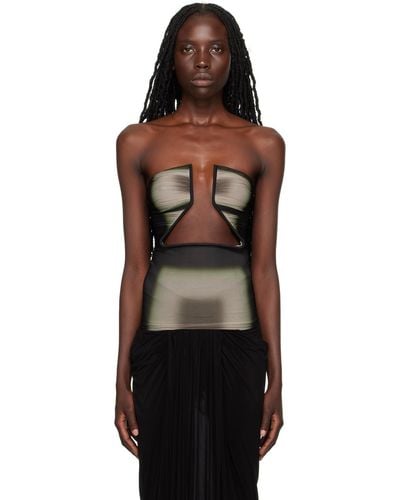 Rick Owens Green Prong Camisole - Black