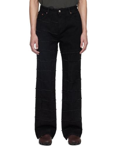 ANDERSSON BELL New Patchwork Jeans - Black