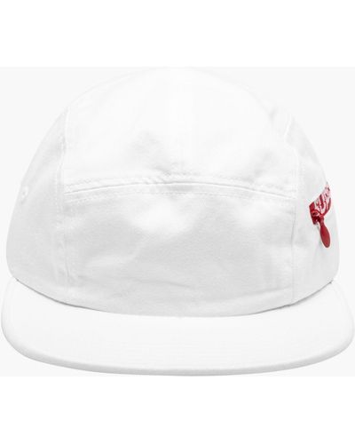 Supreme Side Zip Camp Cap "ss 19" - White