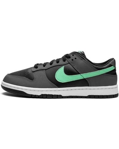 Nike Dunk Low Retro "black / Green Glow" Shoes