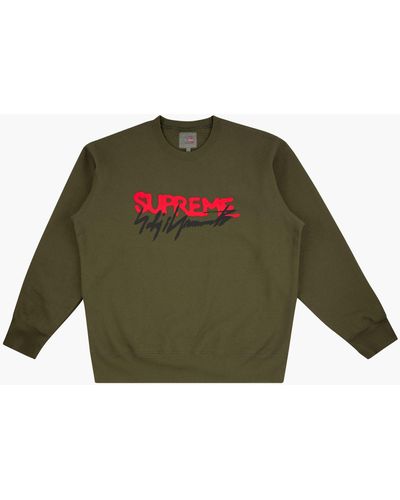 Supreme Yohji Yamamoto Crewneck "fw 20 Yohji Yamamoto" - Green