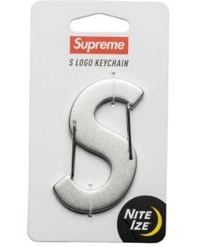 Supreme Nite Ize S Logo Keychain "fw 21" - Black