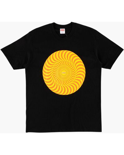 Supreme Spitfire Classic Swirl T-shirt "ss 18" - Black