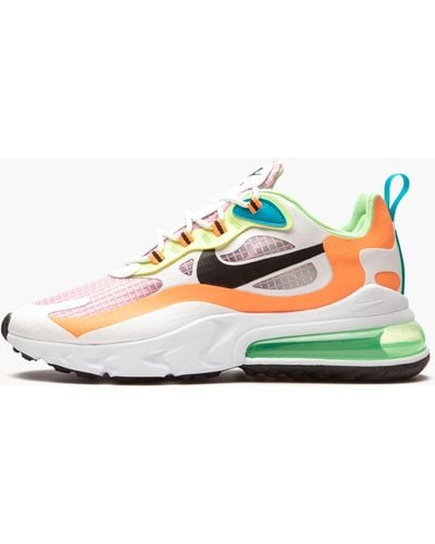 Nike Air Max 270 "white / Pink Blast / Volt" Shoes in Black | Lyst