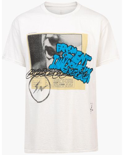 Travis Scott Manifest T-shirt "cactus Jack X Fragment" - White