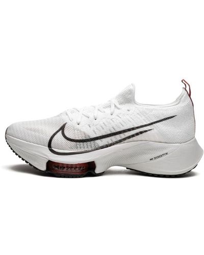 Nike Air Zoom Tempo Next% "white Light Crimson Platinum Tint Black" Shoes
