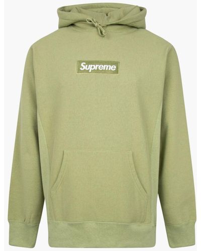 Supreme Box Logo Hooded Sweatshirt - Green