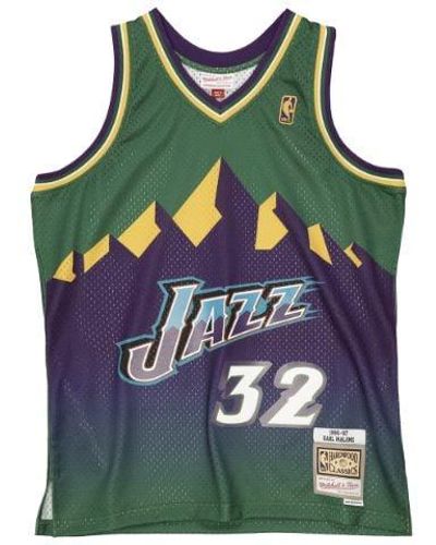 Mitchell & Ness Reload Swingman Jersey "nba Utah Jazz 1996 Karl Malone" - Green