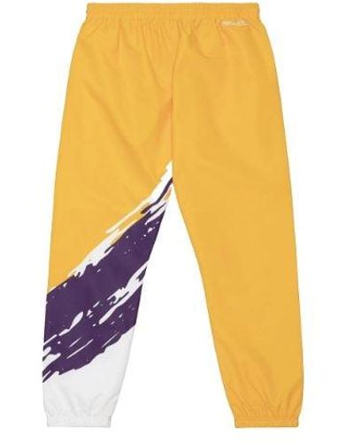Mitchell & Ness Paintbrush Warm Up Trousers "nba La Lakers" - Black