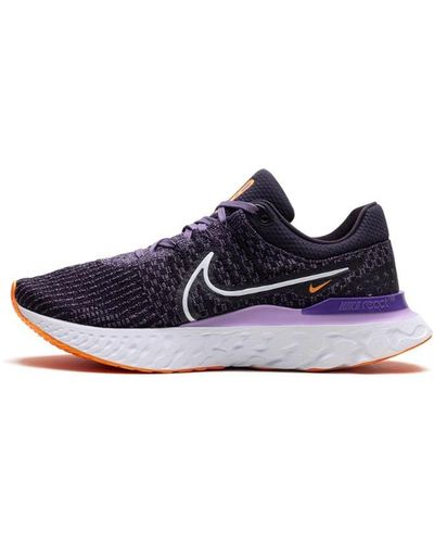 Nike React Infinity Run Flyknit 3 "cave Purple" Shoes - Blue
