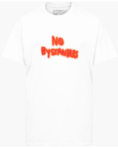 Travis Scott No Bystanders T-shirt "astroworld" - White