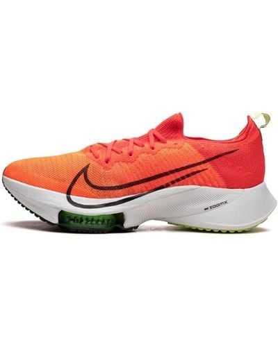 Nike Air Zoom Tempo Next% Flyknit "total Orange" Shoes - Red