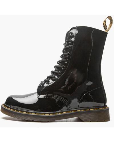 Dr. Martens Leather Boot "marc Jacobs" Shoes - Black